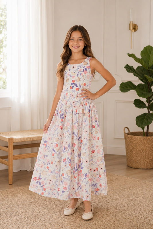 VESTIDO LARGO PARA NIÑA - DAKOTA