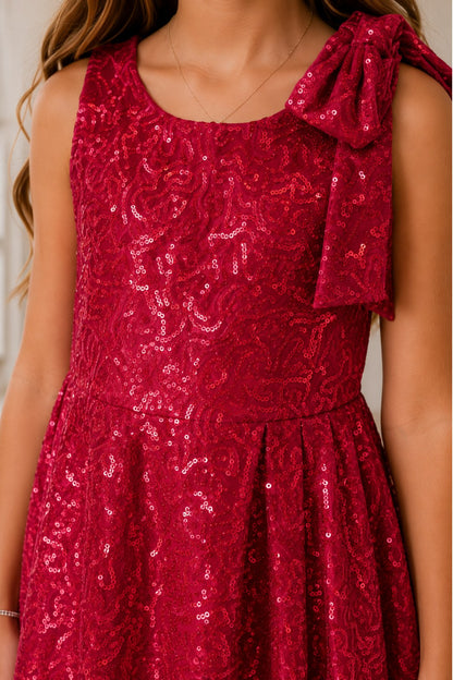 VESTIDO PARA NIÑA - FIESTA LENTEJUELA