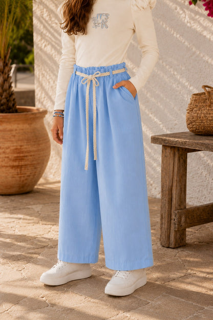 PANTALÓN PARA NIÑA - BALLOON AZUL