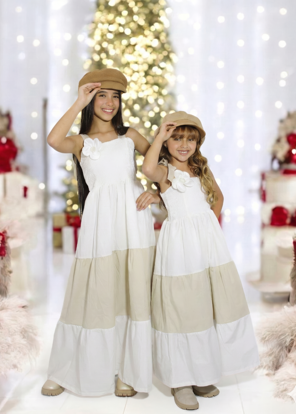 MAXI VESTIDO LONDON NAVIDAD