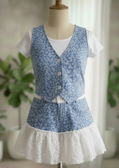 CONJUNTO FALDA PARA NIÑA - SABRINA