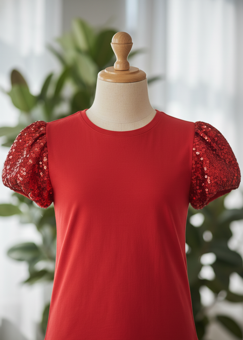 CAMISETA PARA NIÑA - LENTEJUELAS