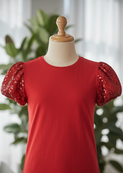 CAMISETA PARA NIÑA - LENTEJUELAS