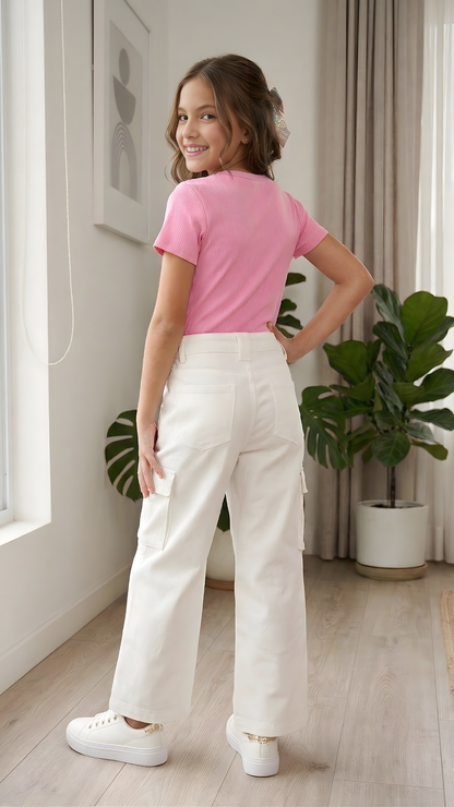 PANTALÓN PARA NIÑA- CARGO ZARA