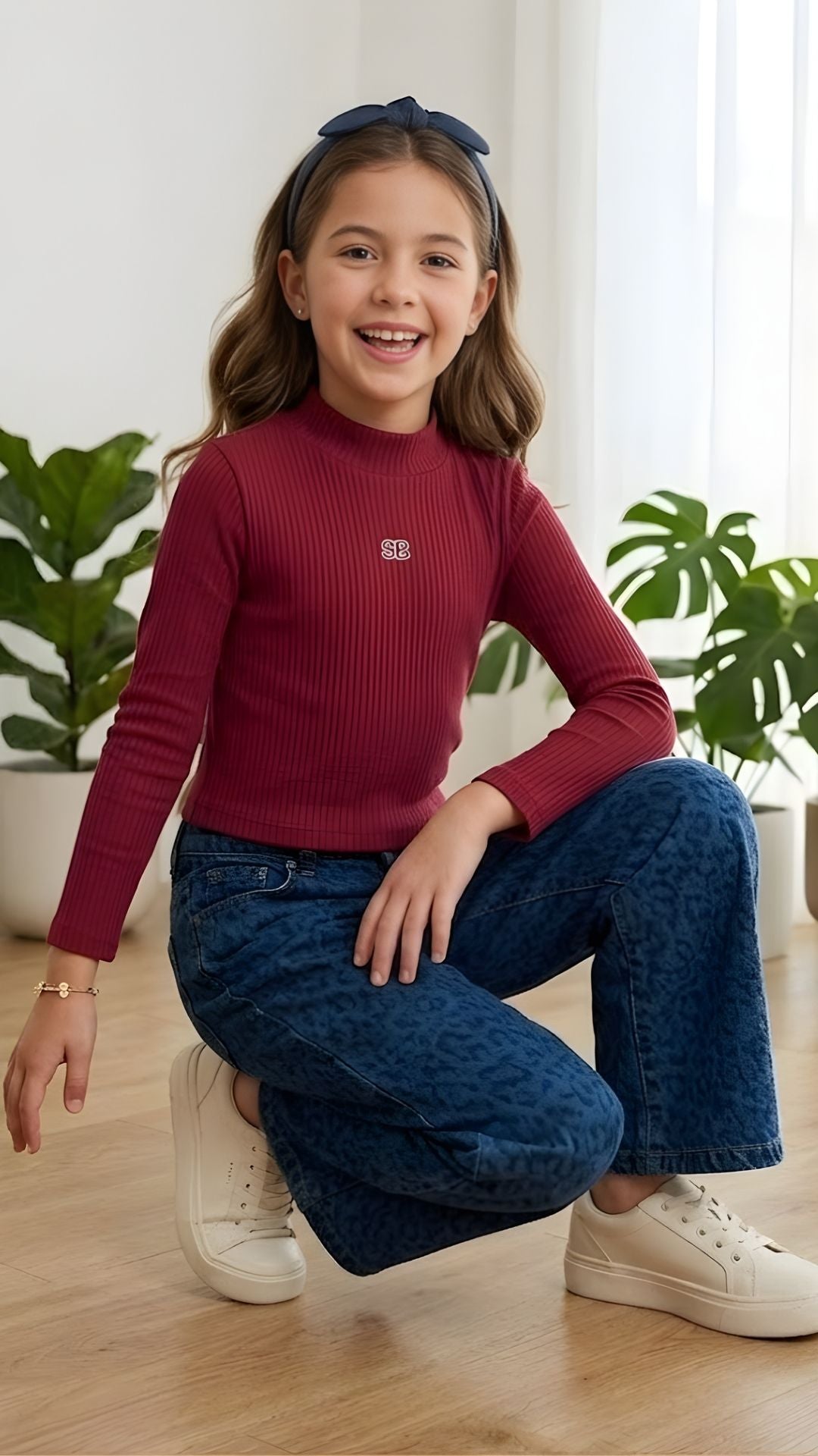 JEAN PARA NIÑA- ANIMAL PRINT