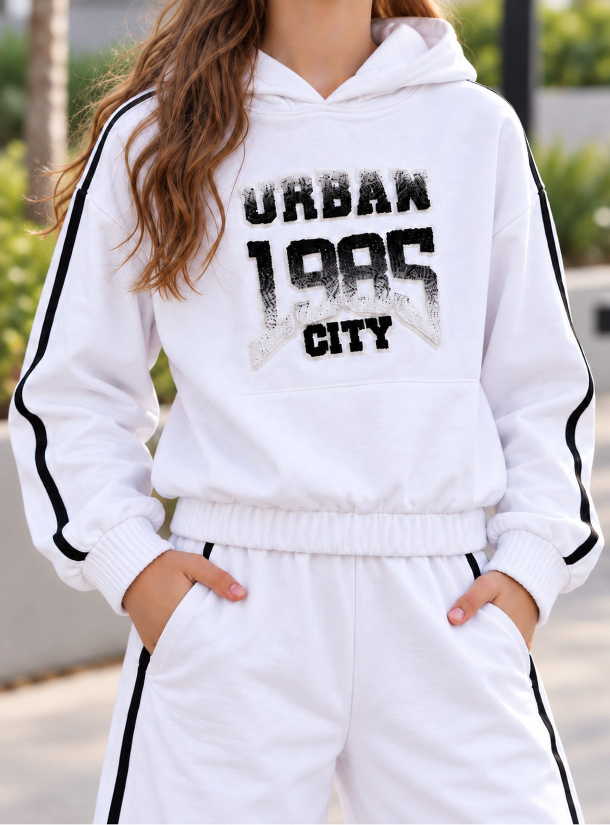 Blanco - SUDADERA PARA NIÑA - GINA