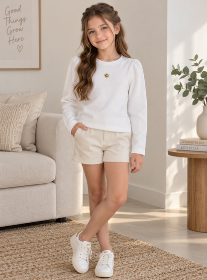 BUZO PARA NIÑA - ALMA BLANCO