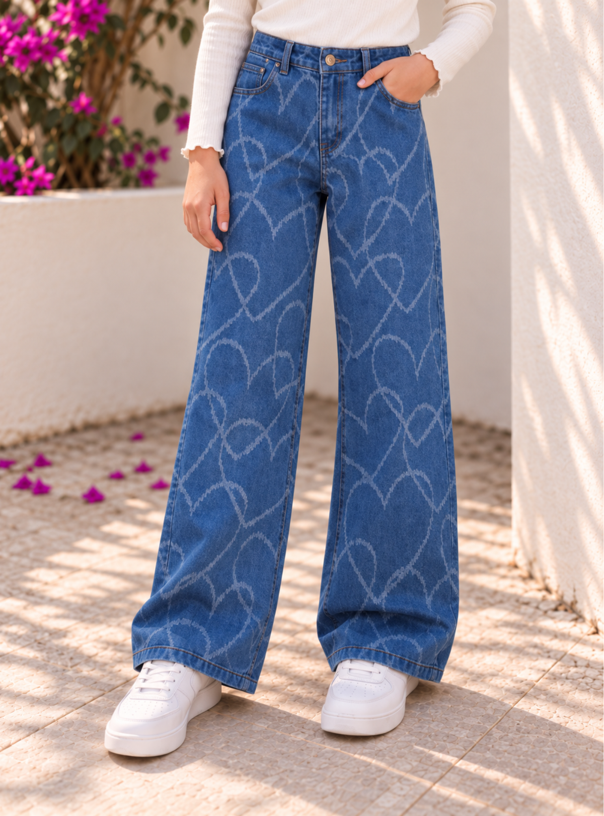 JEAN PARA NIÑA - CORAZON DENIM