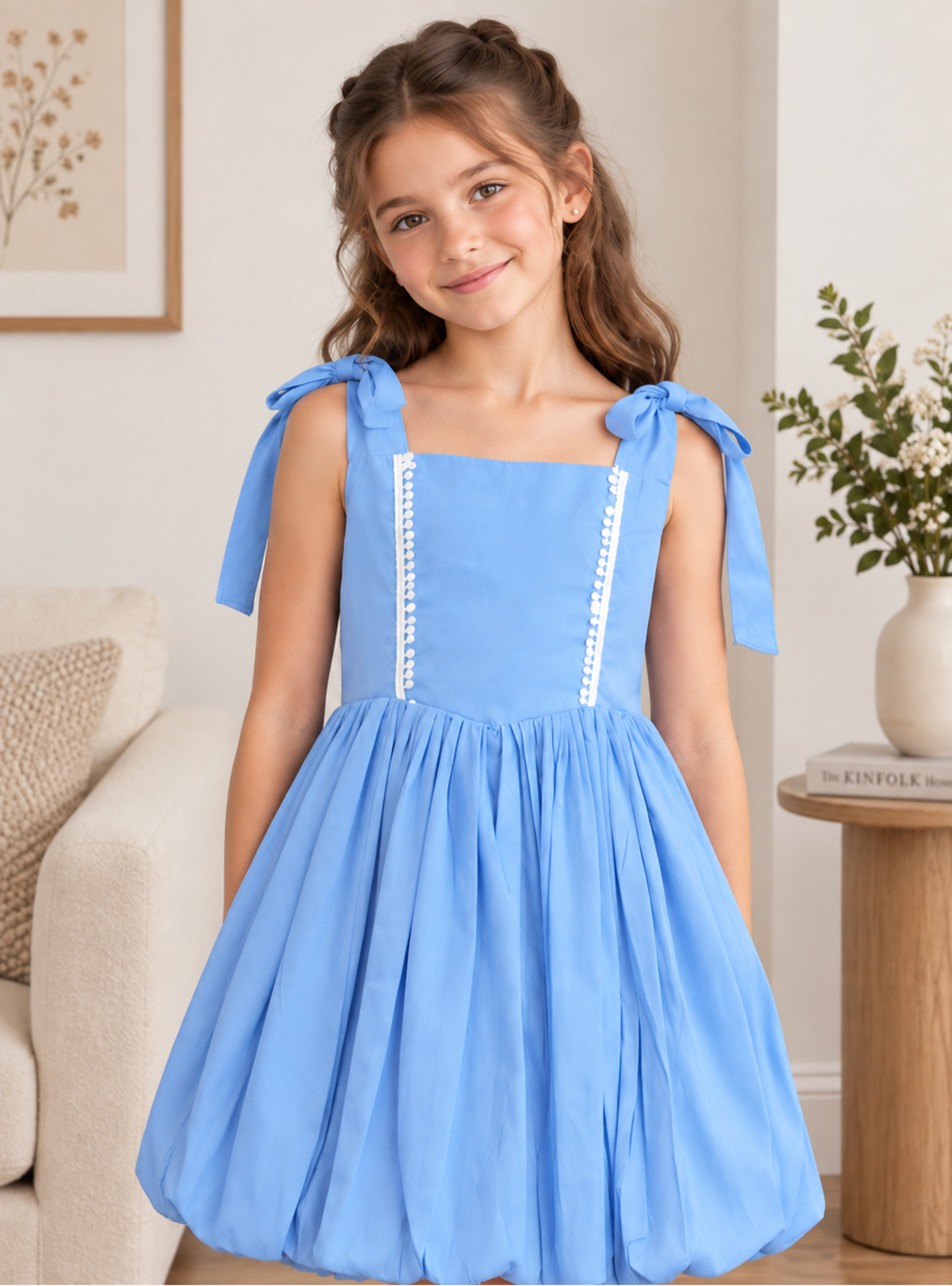 VESTIDO PARA NIÑA - MELANIE AZUL