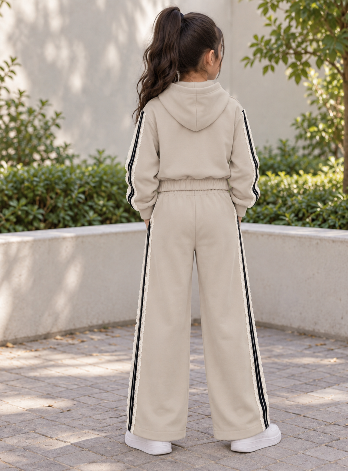 SUDADERA PARA NIÑA - GINA CAQUI CAQUI