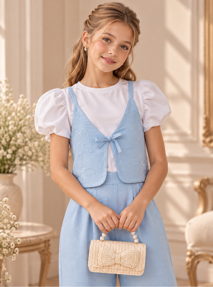 CONJUNTO PARA NIÑA - MILADY Azul