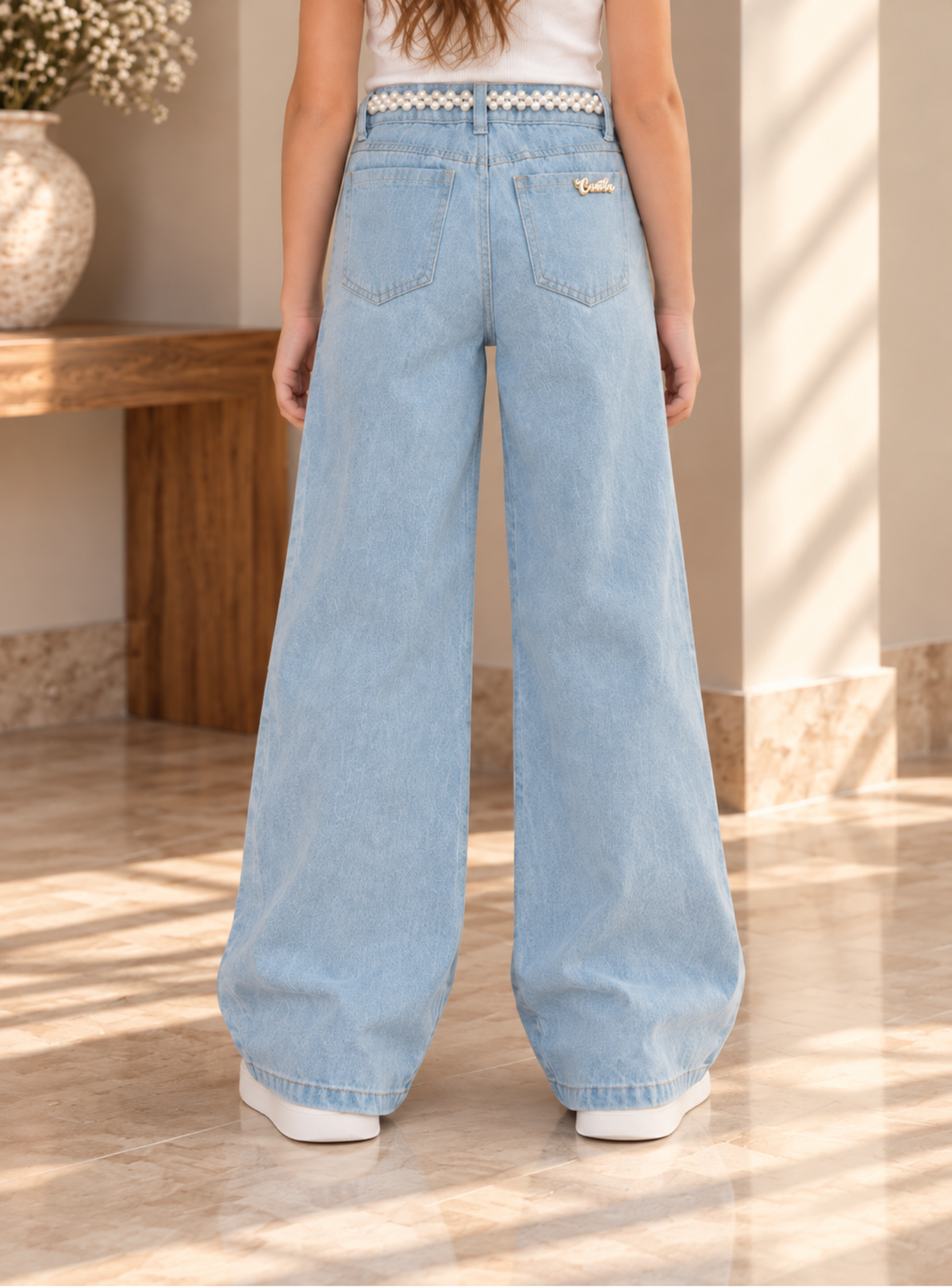 PANTALÓN PARA NIÑA - PAULINA Azul
