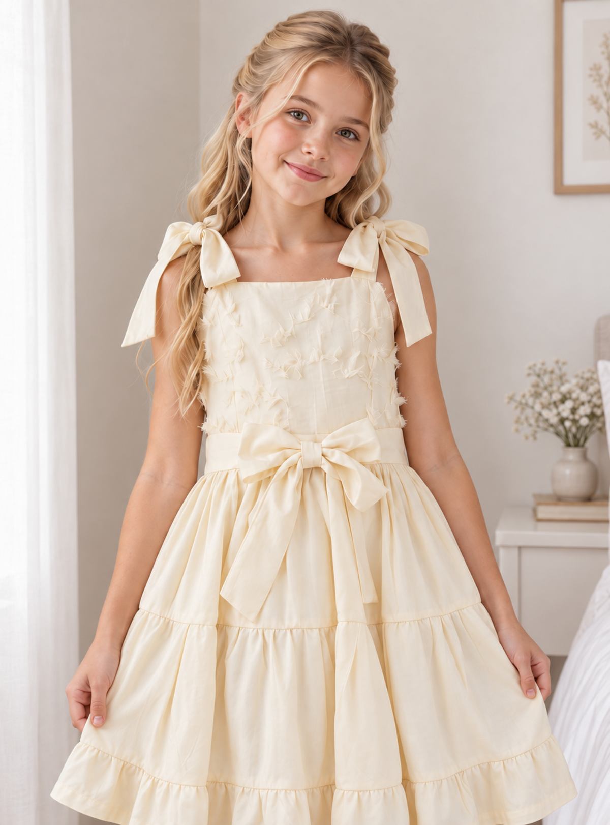 VESTIDO PARA NIÑA - ISAURA Amarillo
