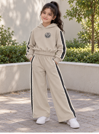 SUDADERA PARA NIÑA - GINA CAQUI CAQUI