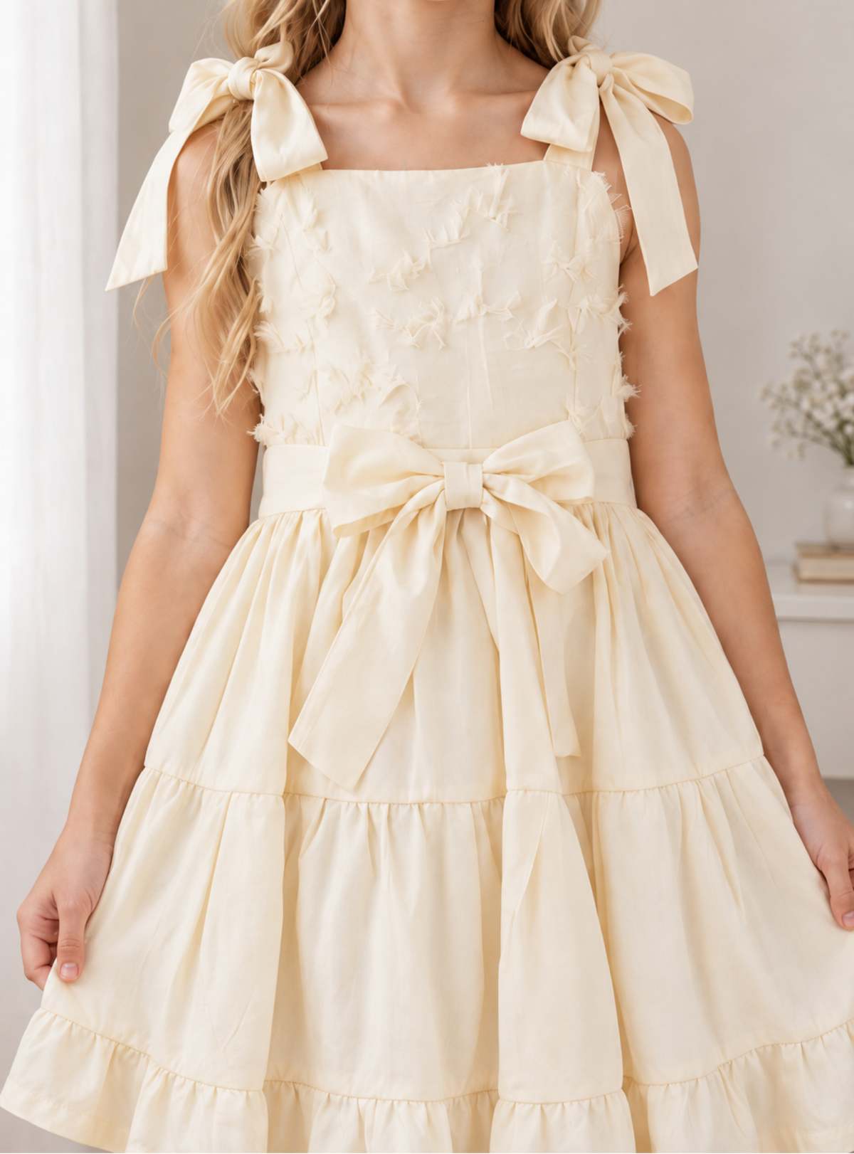 VESTIDO PARA NIÑA - ISAURA Amarillo