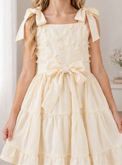 VESTIDO PARA NIÑA - ISAURA Amarillo