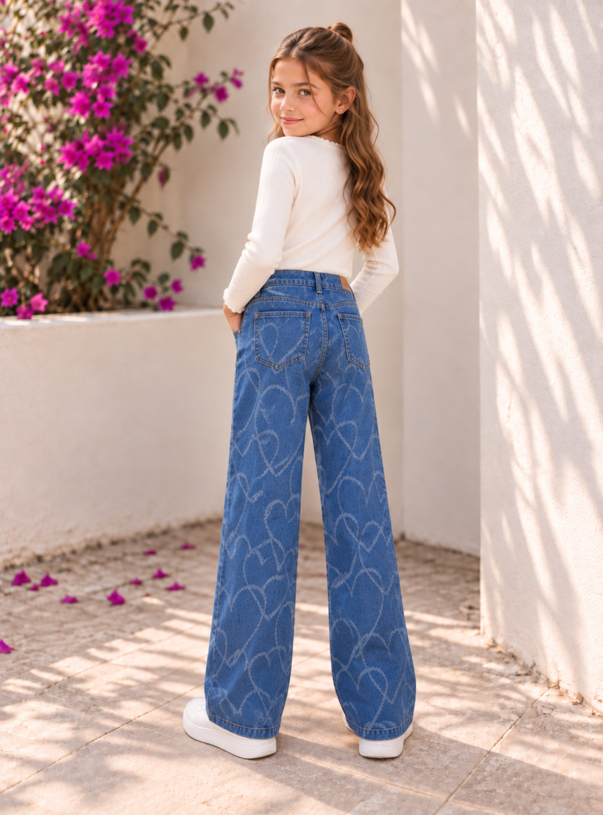 JEAN PARA NIÑA - CORAZON DENIM