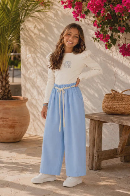 PANTALÓN PARA NIÑA - BALLOON AZUL