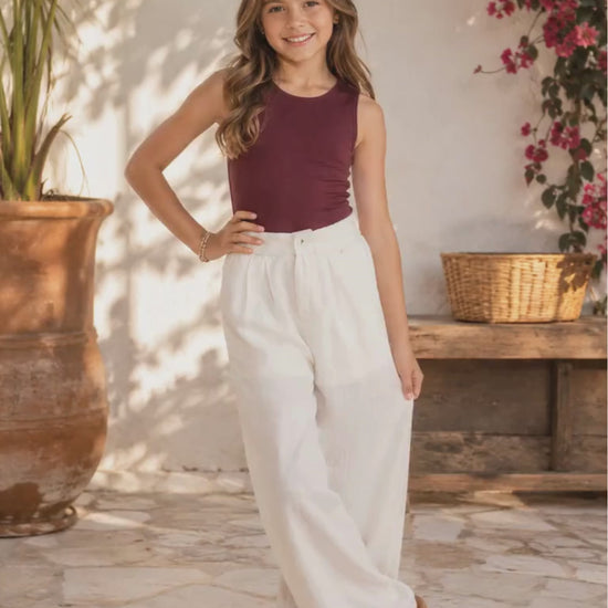 PANTALÓN PARA NIÑA - PALAZZO MARIANA