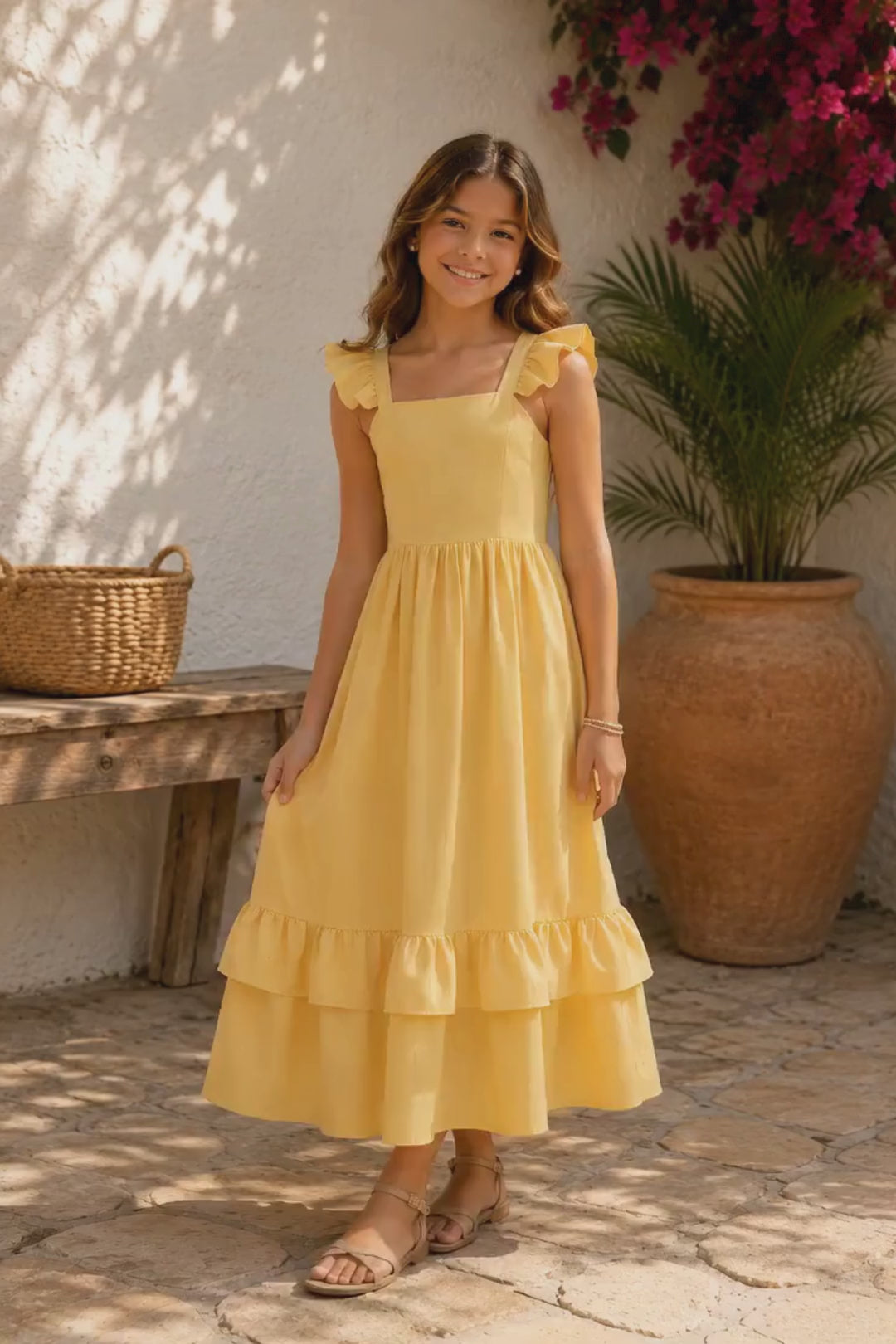 VESTIDO LARGO PARA NIÑA - KATTY