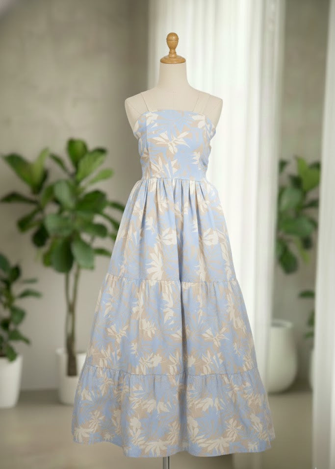 VESTIDO PARA NIÑA- LONDRES AZUL